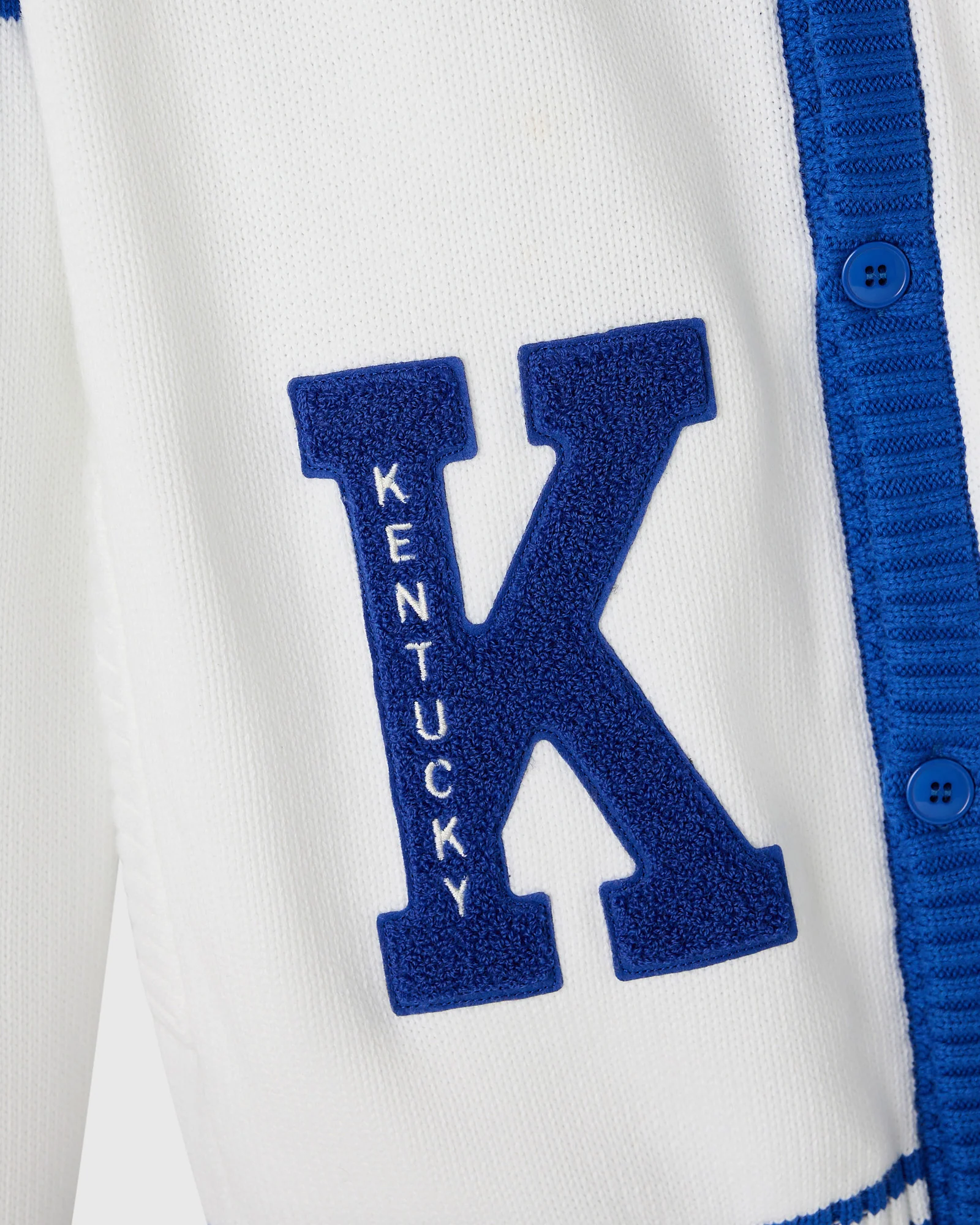 1948-49 Kentucky Wildcats Cardigan - White - Image 5
