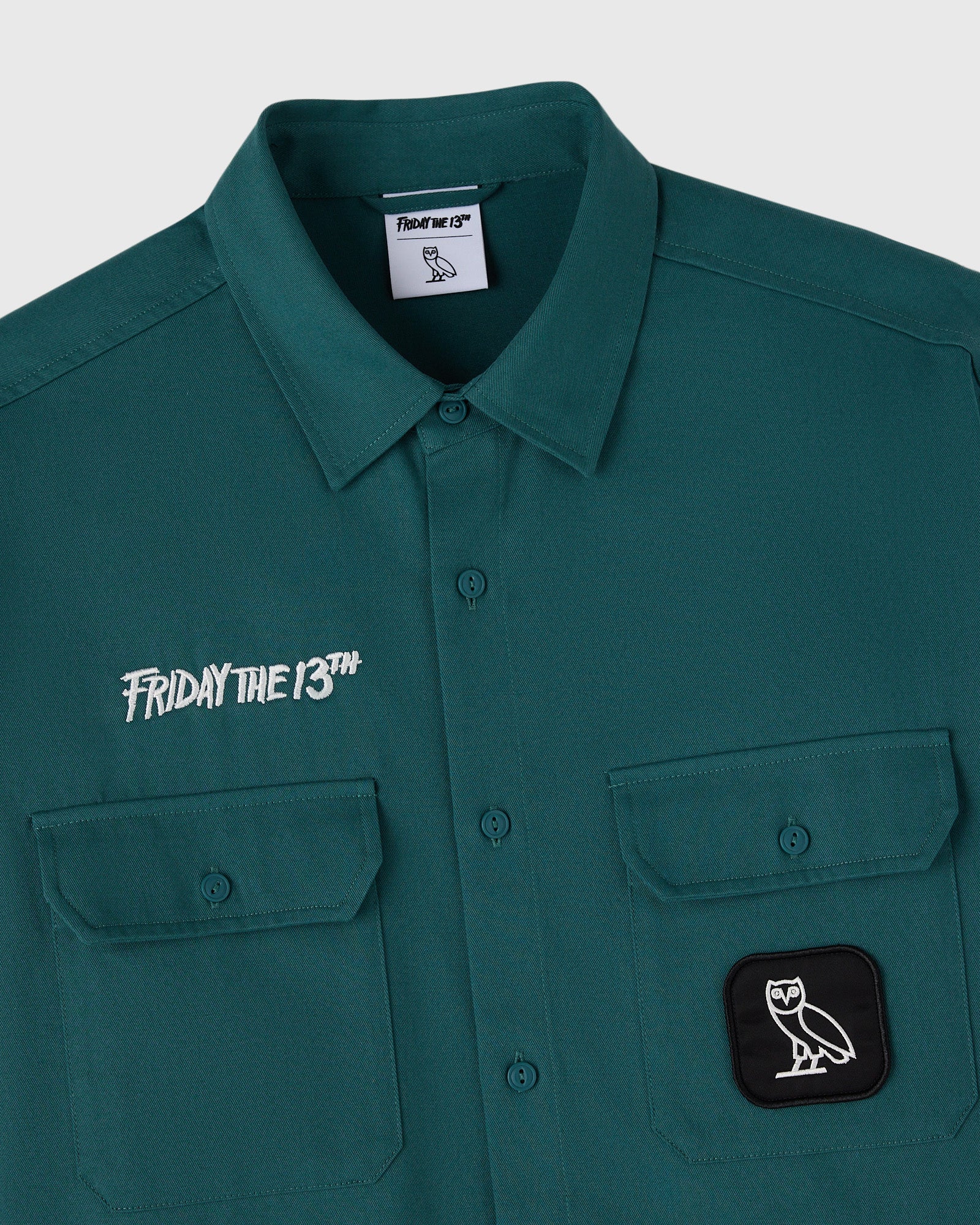Friday the 13th 3D Work Shirt - Green - Image 3