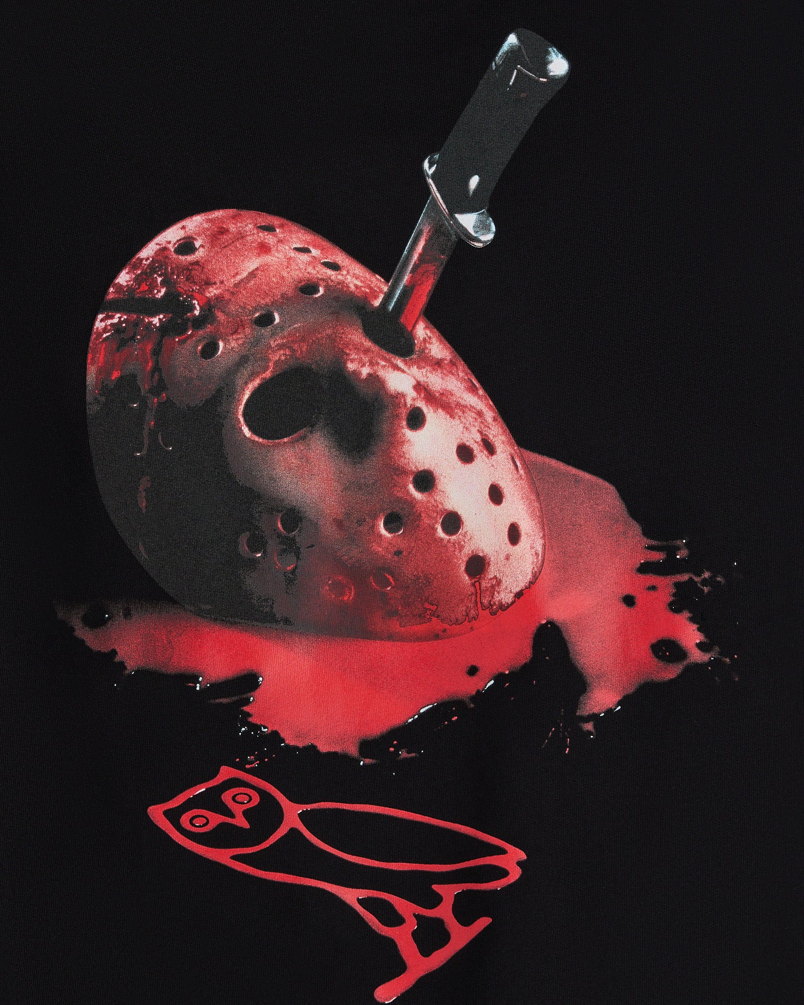 Friday the 13th Mask Hoodie - Black - Image 3