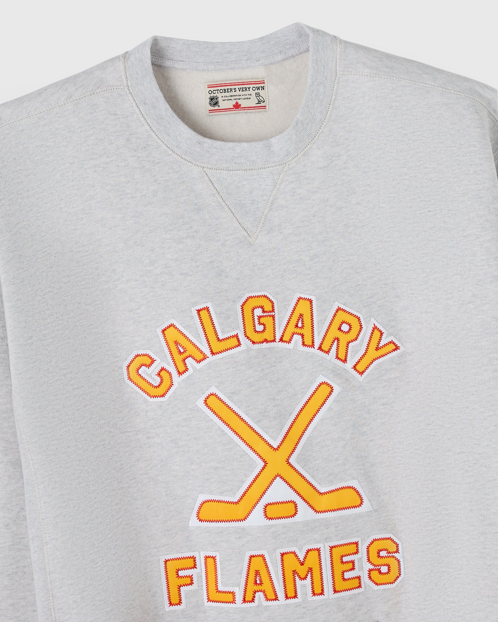 NHL Calgary Flames Crewneck - Ash Heather - Image 3