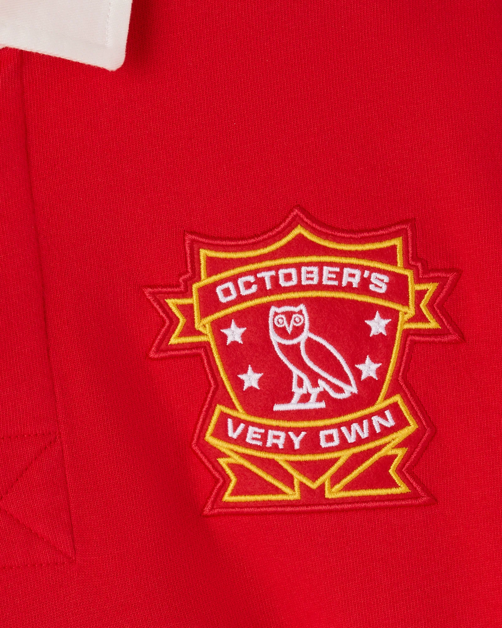 NHL Calgary Flames Rugby Polo - Red - Image 4