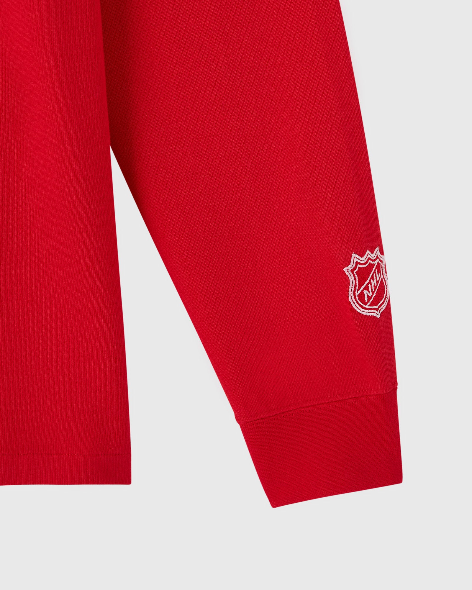 NHL Detroit Red Wings Rugby Polo - Red - Image 5