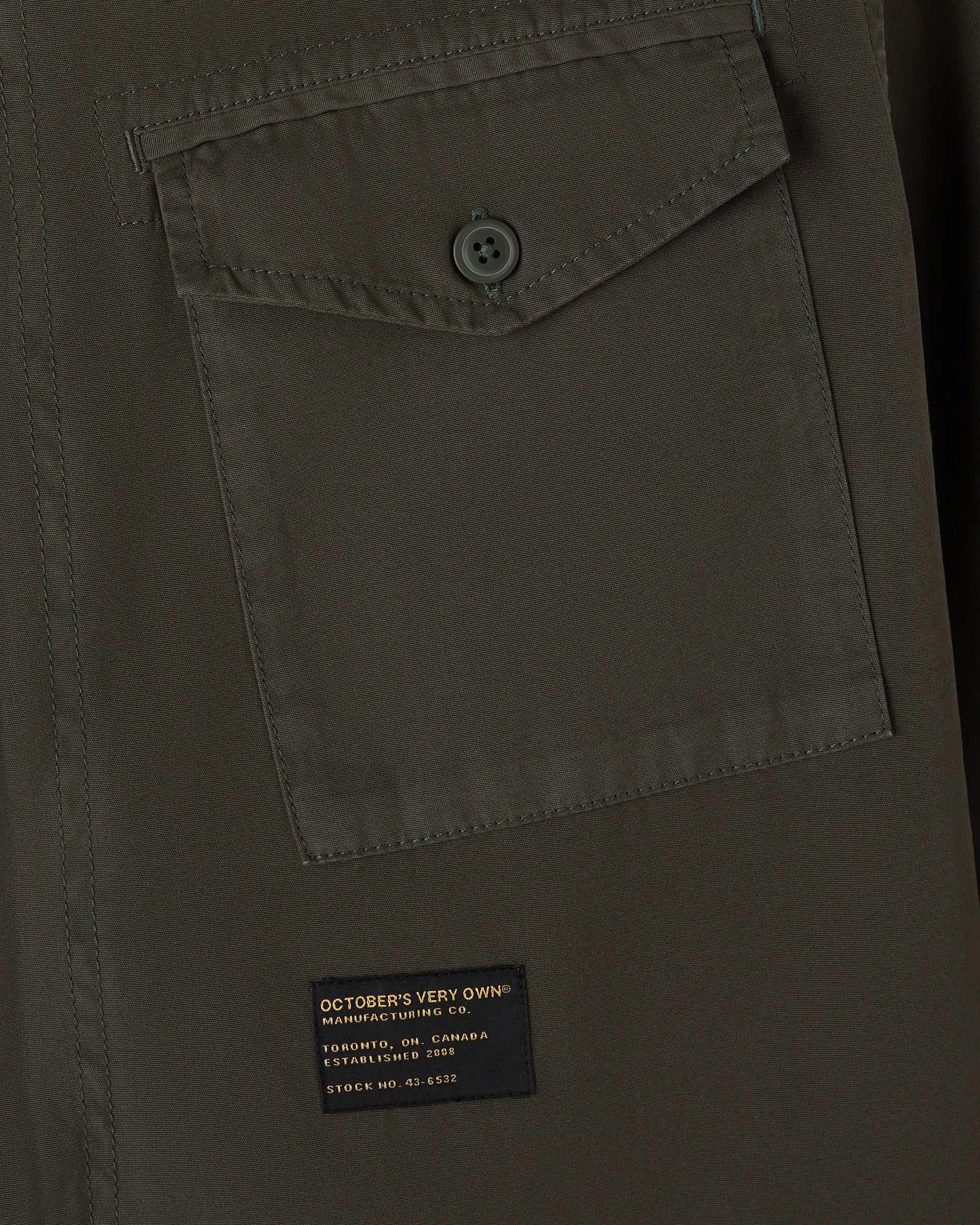 Officer's Shirt - Deep Olive - Image 3
